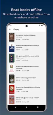 Tələbə kitabxanası android App screenshot 6